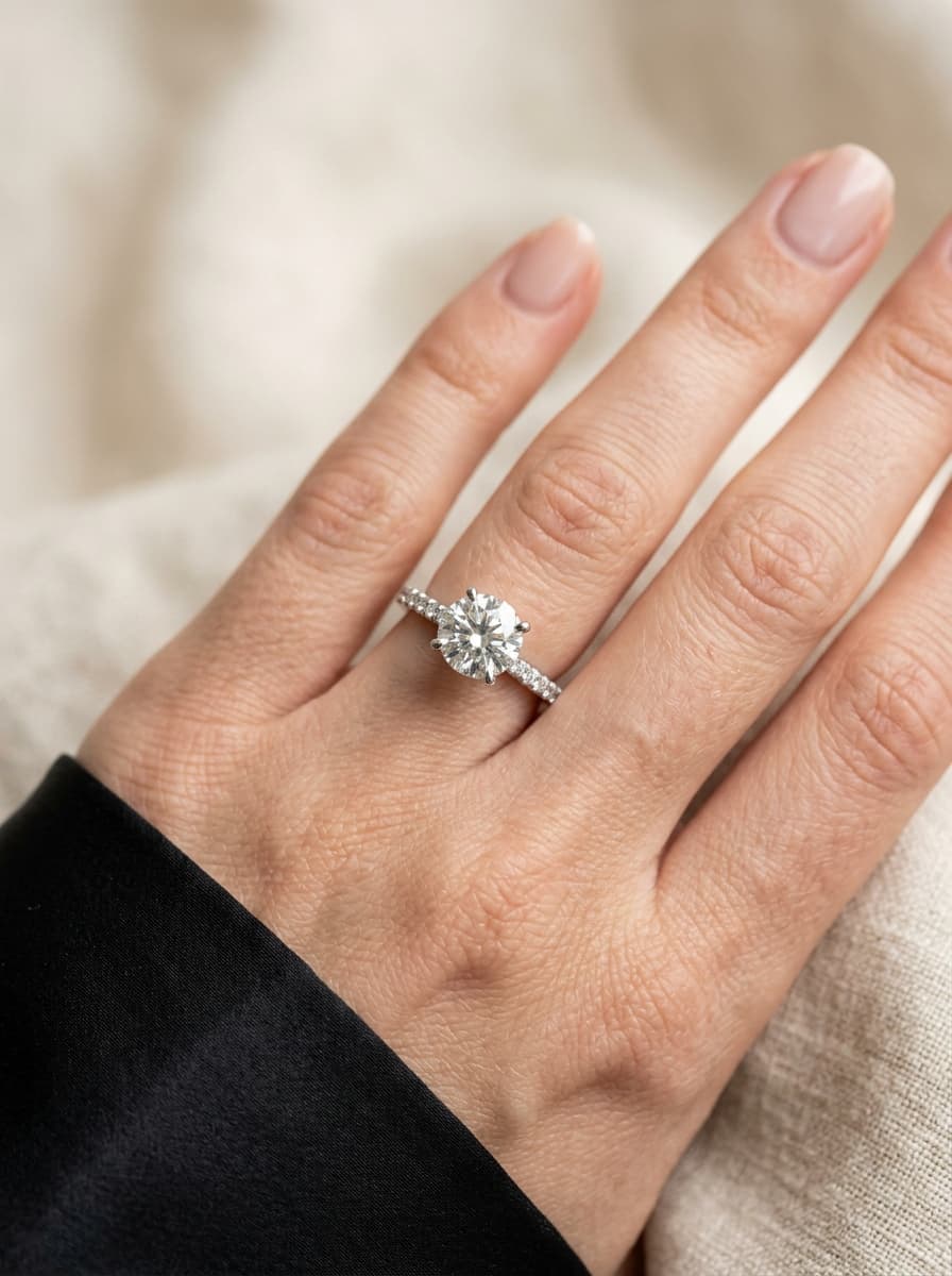 Lumière Cushion Ring