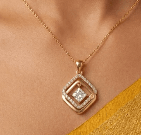Princess Cushion Pendant