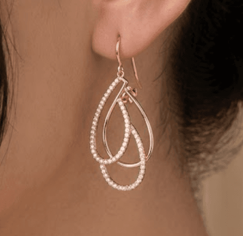 Teardrop Hoop Earrings